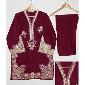ผ้าลูกไม้ฉลุลาย-หรูหราและอ่อนหวาน ประดับด้วยเลื่อม LP - Product Image 2