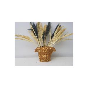Vaso d'oro Medusa decorazione per la casa Ab - Product Image 2
