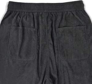 Pantalon droit en velours côtelé pour hommes Pantalon décontracté long et solide à taille élastique Pantalon de sortie coupe ample avec poches - Product Image 6