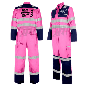 Ensemble de vêtements de travail industriels bavoir réfléchissant imperméable chemise en polyester boutonnée col rond vêtements de sécurité réfléchissants professionnels - Product Image 3