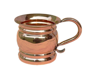 Taza lisa de cobre de mula de Moscú de diseño moderno de 14oz, taza de regalo sólida con mulas para café y cerveza de jengibre - Product Image 1