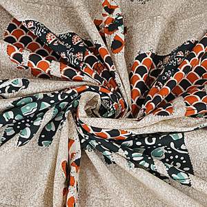 Parure de lit double en coton imprimé Jaipuri multicolore 240 TC avec 2 taies d'oreiller, écologique, 100% coton, ensemble 3 pièces (ADB1391) - Product Image 4