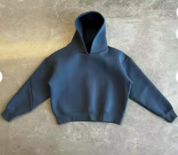 Kışlık Unisex Yüksek Kaliteli Günlük Stil Büyük Beden Polar Polyester/Pamuk 330-400g Hızlı Kuruyan Kapüşonlu Sweatshirt Özel Kabartmalı Kauçuk Baskı