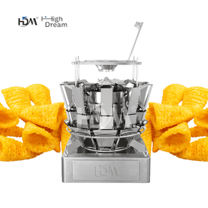 Cộng với loạt khoai tây chiên multihead định lượng dây kéo đứng lên túi máy đóng gói - Product Image 1