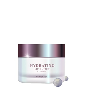 Etiqueta privada 10ml Mantequilla de coco Bálsamo labial Tubo Vegano Hidratante Cuidado de labios Labios rosas Hidratante Péptidos orgánicos de vitamina C - Product Image 1