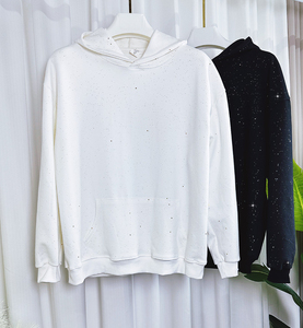 <b>Men's</b> Winter Pullover Hoodie Custom Black Digital Printing Pocket Streetwear Hooded Collar High Quality Polyester/Cotton - Product Image 3