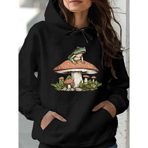 Sudadera Kinitwear para mujer Otoño/Invierno hecha en China sudadera estándar de ocio de un color - Product Image 1