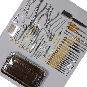 Juego de instrumentos quirúrgicos de rinoplastia de acero inoxidable alemán de alta calidad, 50 Uds., instrumentos de fuente de alimentación Manual personalizables - Product Image 4