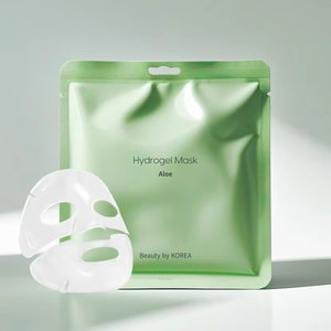 Prodotti coreani per la cura della pelle all'ingrosso di idrogel in alemask SheetMask confezione etichetta privata prodotti cosmetici per la corea K-Beauty OEM ODM maschera facciale Aloe - Product Image 5