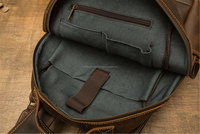 Nueva Mochila de Cuero Unisex con Logotipo Personalizado en Relieve, Cierre Geométrico, Elegante, para Viajes, Universidad, Portátil, Senderismo, Estilo Vintage, 20-39L