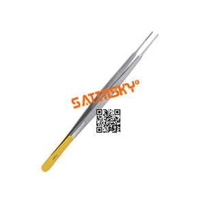 Pinzas para Tejidos Satinsky SSE-11131098 de 17 cm, Instrumentos de Microcirugía, Acero Inoxidable Grado 420, Empuñadura Ergonómica, Certificación CE - Product Image 5