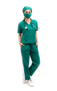 Uniforme de Chef Unisex OEM, Conjunto de Blusa y Pantalones con Tela de Polialgodón, Colores y Tallas Personalizadas para Trabajadores de Hoteles y Restaurantes - Product Image 5