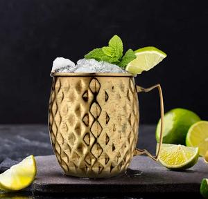 Taza de Metal martillado de cobre, vajilla de mesa hecha a mano, vajilla decorativa clásica elegante, venta al por mayor - Product Image 1