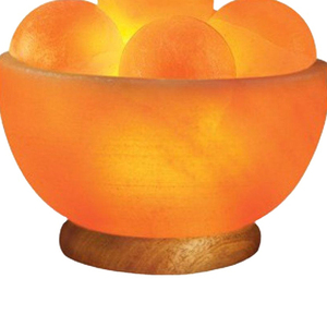 Lámpara de sal del Himalaya tallada a mano Artesanías naturales únicas para regalos de amor Producción al por mayor Lámpara de sal para cuenco de fuego - Product Image 5