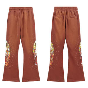 Hot Trending Style-Men Side Color Block Slim Flare Pants High Quality <b>Plus</b> <b>Size</b> Clothing Flared Style Pants BY WAKIN WEAR - Product Image 1