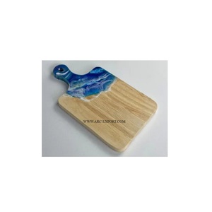 Tabla de cortar de epoxi hecha a mano decorativa de mesa de calidad Exclusiva tabla de cortar con logotipo personalizado de gran tamaño de calidad superior - Product Image 1