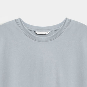 เสื้อยืดสีพื้นผ้าฝ้าย100% สำหรับผู้หญิงเสื้อยืดแฟชั่นแนวสตรีทเสื้อยืดสีพื้นผ้าฝ้ายแฟชั่นใหม่สำหรับฤดูร้อนของผู้หญิง2026 - Product Image 5