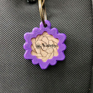 Tradebyd Porte-clés en bois en vrac Cadeaux naturels faits à la main pour les événements d'entreprise - Product Image 2