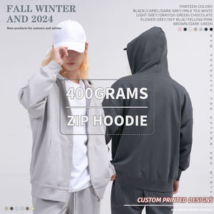 300 GSM sudaderas con capucha de algodón Unisex sudaderas cómodo elegante cálido directo de fábrica al por mayor ropa informal logotipo personalizado - Product Image 3