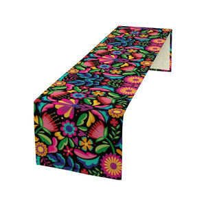 Nouveauté, chemin de table en lin 100% coton pur, design personnalisé, multicolore, prix de gros - Product Image 2