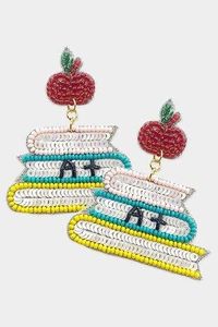 BOY GIRL Hecho a mano con cuentas Baby Shower Bordado Pendiente Elegante Lujo Hermosa ternura y de moda de la India - Product Image 4