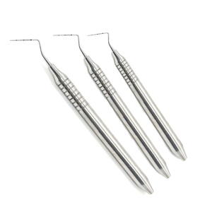 Instrumentos dentales Sondas dentales manuales de acero inoxidable de un solo extremo Sonda periodontal Escalador de limpieza de dientes Peso ligero personalizado - Product Image 5