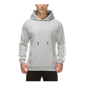 Sweat-shirts à capuche pour hommes en coton 100% avec logo personnalisé brodé, coupe ample, respirants, de haute qualité, prix abordable - Product Image 4