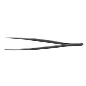 Pince à épiler pour sourcils à pointe inclinée en acier inoxydable, longueurs 125mm, 140mm, 160mm, directement du fabricant Haiju, prix abordable - Product Image 1