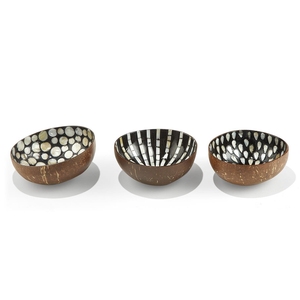 Bol de coquille d'oeuf à la noix de coco écologique innovant poli durable avec la technique de peinture laquée - Product Image 3