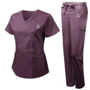 Uniforme léger et respirant essentiel Stretch Jogger Scrub Set Uniformes hospitaliers pour unisexe - Product Image 1