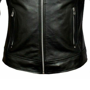 Chaqueta de cuero de lona larga y fina de Color sólido para hombre, impermeable, transpirable, estilo Vintage, ropa de calle informal - Product Image 4