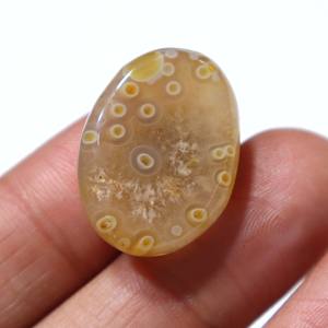 Pierre précieuse en agate Sulemani Aqeeq naturelle, cabochon, agate striée, pierre lisse, pierre en vrac, fournisseur en gros pour la fabrication de bijoux - Product Image 3