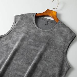 Débardeur homme 100% coton de haute qualité, effet délavé, décontracté et personnalisable, respirant et idéal pour la gym. - Product Image 2