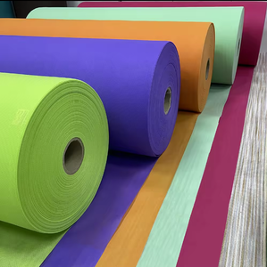 Usine directe en gros Spunbond non-tissé Polyester feutre tissu respirant imperméable à l'eau bricolage aiguille feutre tissu rouleau à vendre - Product Image 1