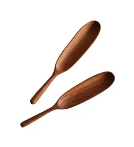 批发环保木制厨房勺子，设计独特的心形木勺，价格便宜，交货快