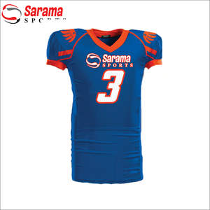 Maillot américain Maillots de football Maillot de football américain Drapeau américain en gros Logo et design personnalisés, - Product Image 2