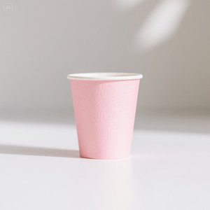 Paquete de 50 vasos de papel resistentes de 16 oz Ecológico Rosa - Product Image 1