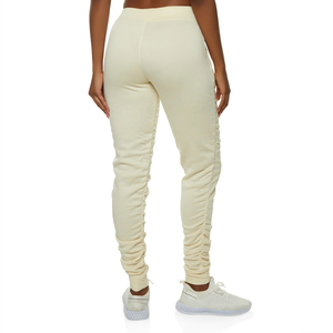 Fabricantes de ropa de aduana transpirable Y2k pantalones de chándal acampanados personalizados de Hip Hop apilados de peso pesado para niñas - Product Image 4