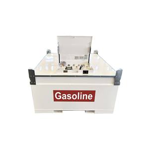 Réservoir de stockage d'huile diesel en acier au carbone à double paroi de 1000 litres avec pompe, fourni par l'usine - Product Image 5