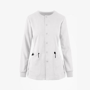 Premium Unisex <b>White</b> <b>Lab</b> <b>Coat</b> Scrub Uniform Cotton Polyester Blend Medical Doctor And Nurse Hospital Workwear For Men And Women - Product Image 6