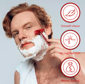 Rasoir de marque privée rasage femmes rasage rasoir rose Double bord sécurité rasage rasoir par ANAAIF - Product Image 5