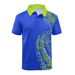 Camiseta Polo Sublimada Personalizada para Hombre, Secado Rápido, Absorbe la Humedad, Ligera, Ropa Deportiva, Uniforme de Equipo de Golf, OEM ODM - Product Image 1