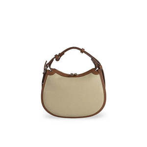 Borsa Strutturata in Vera Pelle Dollaro - Made in Italy - Art. 25393D" - Product Image 1