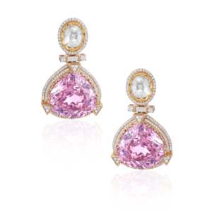 Boucles d'oreilles en diamant Kunzite Tonic - Product Image 1