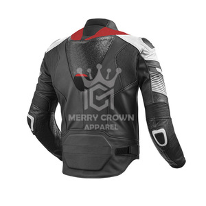 Chaqueta de Cuero Genuino Impermeable con Estampado Personalizado Premium 2025, Manga Larga para Hombre, Estilo Brando Racing, Tallas Grandes, para Verano e Invierno - Product Image 2