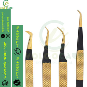 2024 ensemble de 6 pinces à souder inversées en céramique de précision fabriquées avec des pointes pointues et incurvées en acier inoxydable ensemble de pinces à épiler - Product Image 3