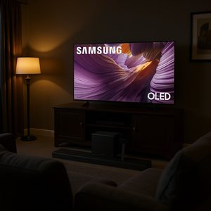Téléviseur intelligent OLED 4K de 55 pouces, série S85F, avec barre de son Q-Series HW-QS700F - Product Image 1
