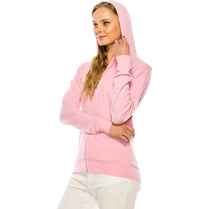 Sudadera con capucha informal para mujer, de algodón, con cremallera, ropa para Parte Superior Femenina - Product Image 5