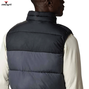 Gilet matelassé réversible pour homme de haute qualité, chaud pour l'hiver, formel, imperméable, respirant, coupe-vent, service OEM, anti-rides, 100% - Product Image 5