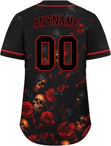 Jersey de béisbol sublimado al por mayor, uniforme de equipo con estampado completo personalizado que absorbe la humedad para hombres y jóvenes - Product Image 6